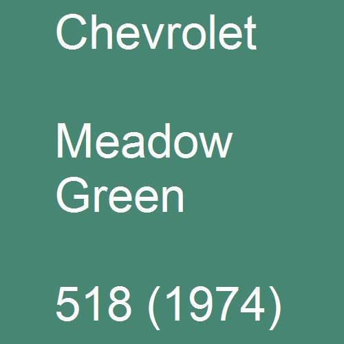 Chevrolet, Meadow Green, 518 (1974).